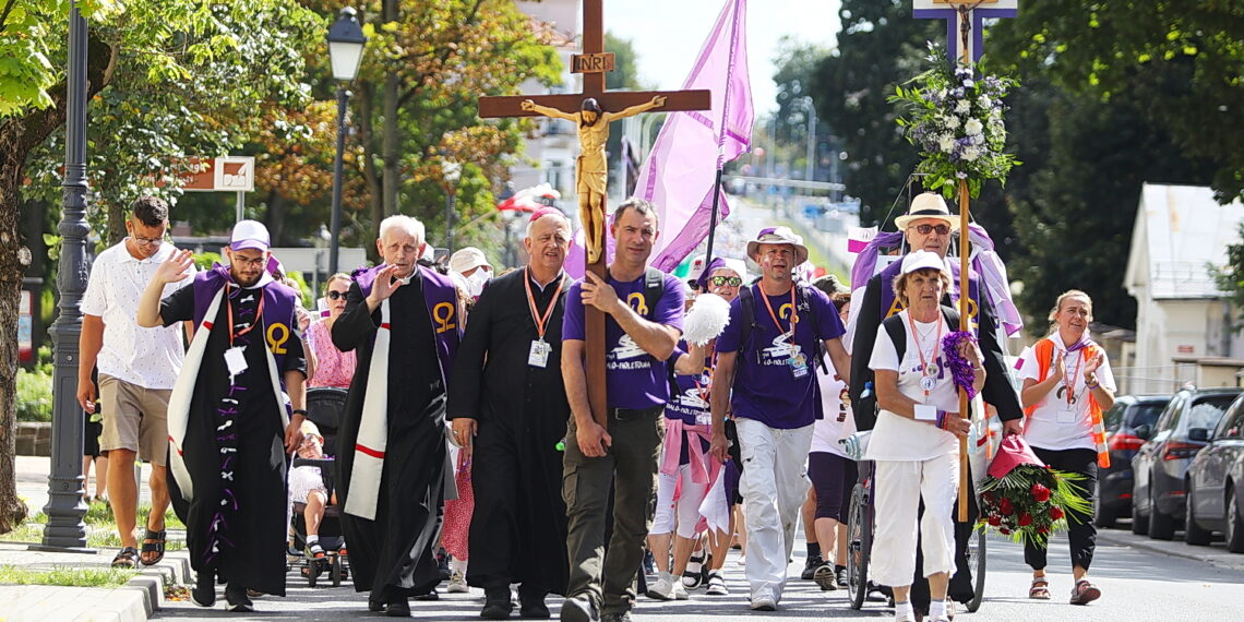 08.08.2026. Kielce. Piesza Pielgrzymka diecezji kieleckiej na Jasną Górę / Fot. Wiktor Taszłow - Radio Kielce