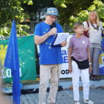 „Nie bądź obojętny” - apelowali przedstawiciele KOD-u - Radio Kielce 09.08.2026. Kielce. Manifestacja pod hasłem „Nie bądź obojętny” / Fot. Wiktor Taszłow - Radio Kielce
