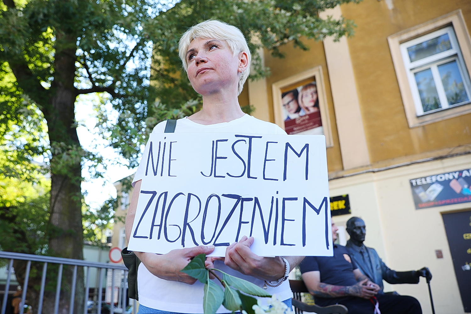 „Nie bądź obojętny” - apelowali przedstawiciele KOD-u - Radio Kielce 09.08.2026. Kielce. Manifestacja pod hasłem „Nie bądź obojętny” / Fot. Wiktor Taszłow - Radio Kielce