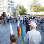 „Nie bądź obojętny” - apelowali przedstawiciele KOD-u - Radio Kielce 09.08.2026. Kielce. Manifestacja pod hasłem „Nie bądź obojętny” / Fot. Wiktor Taszłow - Radio Kielce