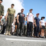 12.08.2026 Kielce. Kadrówka wkroczyła do miasta. Uroczystości / Fot. Wiktor Taszłow - Radio Kielce