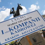 12.08.2026 Kielce. Kadrówka wkroczyła do miasta. Uroczystości / Fot. Wiktor Taszłow - Radio Kielce