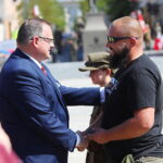 12.08.2026 Kielce. Kadrówka wkroczyła do miasta. Uroczystości / Fot. Wiktor Taszłow - Radio Kielce
