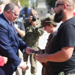 12.08.2026 Kielce. Kadrówka wkroczyła do miasta. Uroczystości / Fot. Wiktor Taszłow - Radio Kielce