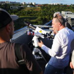 12.08.2026. Kielce. Zaćmienie Słońca / Fot. Wiktor Taszłow - Radio Kielce
