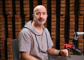 14.08.2026. Radio Kielce. Rozmowa Dnia. Na zdjęciu: Dominik Rozdziałowski – ekspert ds. cyberbezpieczeństwa / Fot. Wiktor Taszłow - Radio Kielce