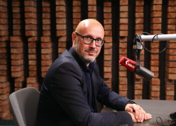 19.08.2026. Radio Kielce. Rozmowa Dnia. Na zdjęciu: Arkadiusz Bogucki - prezydent Skarżyska-Kamiennej / Fot. Wiktor Taszłow - Radio Kielce