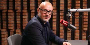 19.08.2026. Radio Kielce. Rozmowa Dnia. Na zdjęciu: Arkadiusz Bogucki - prezydent Skarżyska-Kamiennej / Fot. Wiktor Taszłow - Radio Kielce