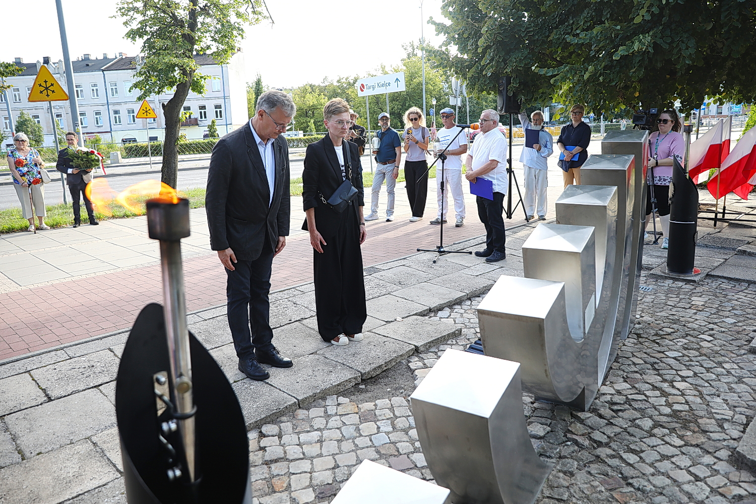 20.08.2026. Kielce. 84. rocznica zagłady Żydów z kieleckiego getta / Fot. Wiktor Taszłow - Radio Kielce