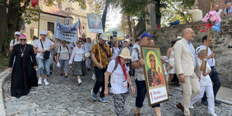 04.08.2026. Sandomierz. Pielgrzymka / Fot. Grażyna Szlęzak-Wójcik - Radio Kielce