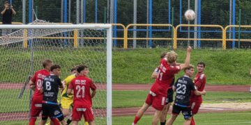 02.08.2026. Busko-Zdrój. Mecz Betclic 3. Ligai AKS Busko-Zdrój - Wisłoka Dębica / Fot. Maciej Makuła - Radio Kielce