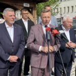 11.08.2026. Opatów. Konferencja prasowa Stowarzyszenia Rozwój Plus / Fot. Grażyna Szlęzak-Wójcik - Radio Kielce