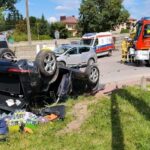 11.08.2026. Małogoszcz. Wypadek / Fot. Słuchacz Radia Kielce