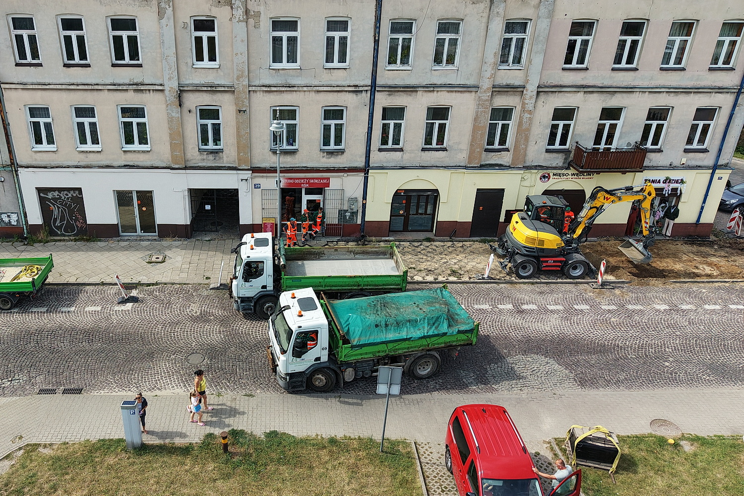 Rozpoczął się remont przy ulicy Piotrkowskiej