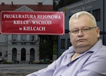 Na zdjęciu: Dariusz Gacek – kielecki radny, specjalista ds. edukacji ekologicznej w Przedsiębiorstwie Gospodarki Odpadami w Promniku / zdjęcia: Radio Kielce; grafika: canva.com