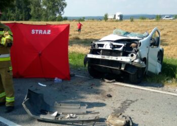 Śmiertelny wypadek w Łagowie