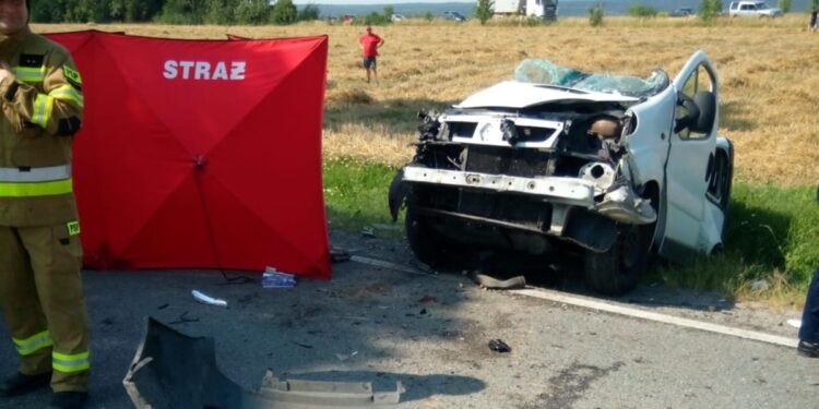 Śmiertelny wypadek w Łagowie - Radio Kielce Śmiertelny wypadek w Łagowie