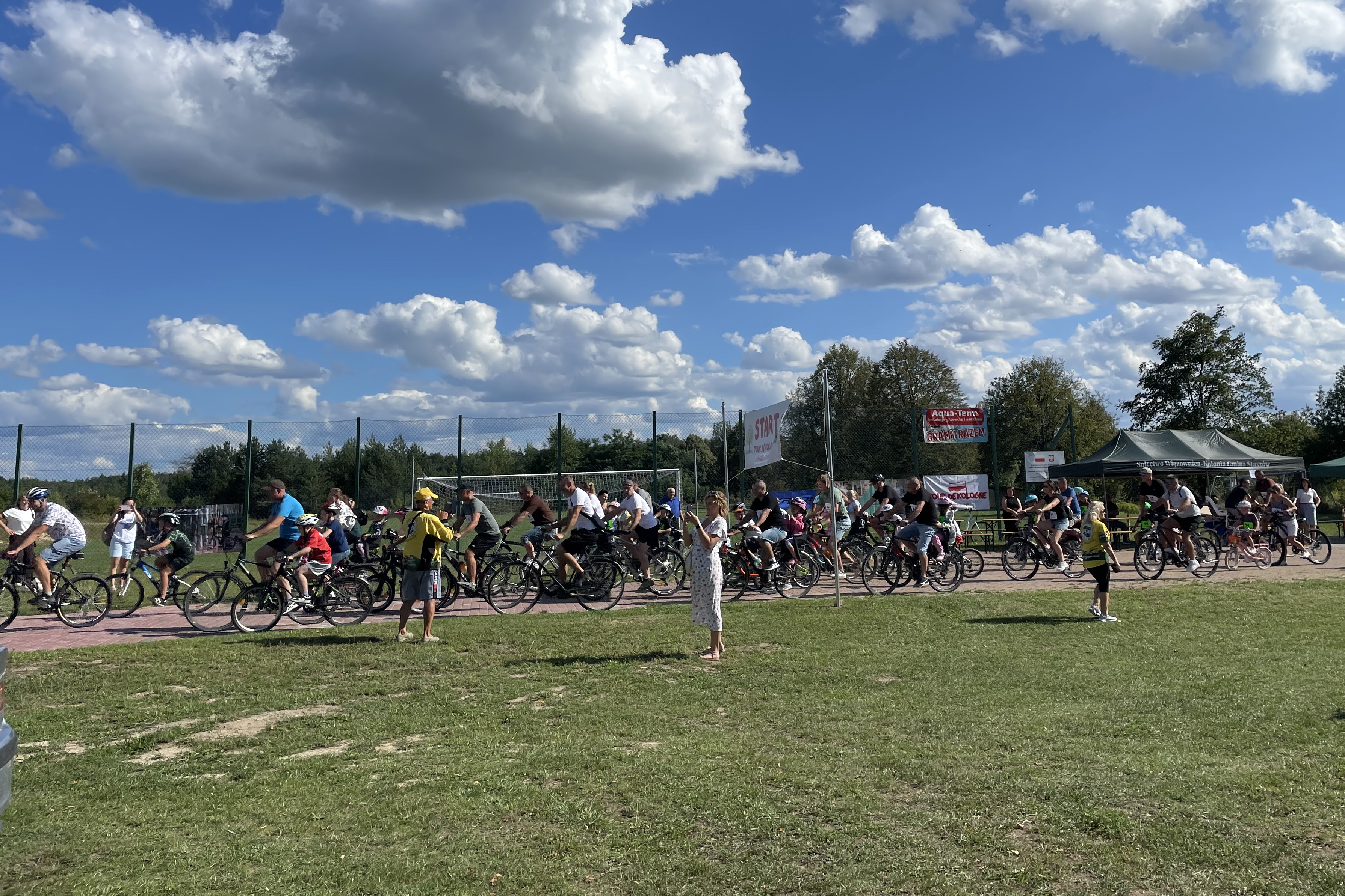 Rowerzyści zachwyceni rodzinnym rajdem