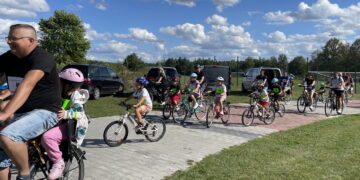 Rowerzyści zachwyceni rodzinnym rajdem