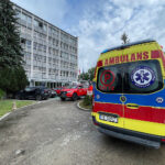 7.08.2026. Kielce. Ewakuacja Urzędu Marszałkowskiego Województwa Świętokrzyskiego przy Alei IX Wieków Kielc / Fot. Wiktor Taszłow – Radio Kielce