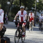 Rowerzyści wyruszyli na Westerplatte - Radio Kielce Rowerzyści wyruszyli na Westerplatte - Radio Kielce