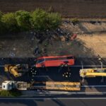Tragedia na Węgrzech. Polski autobus wpadł do rowu, zginęło 12 osób - Radio Kielce 16.08.2026. Wypadek polskiego autokaru na Węgrzech / Fot. PAP/EPA/ZOLTAN MATHE