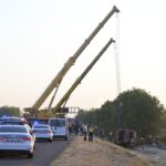 Tragedia na Węgrzech. Polski autobus wpadł do rowu, zginęło 12 osób - Radio Kielce 16.08.2026. Wypadek polskiego autokaru na Węgrzech / Fot. PAP/EPA/ZOLTAN MATHE