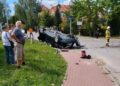 11.08.2026. Małogoszcz. Wypadek / Fot. Słuchacz Radia Kielce