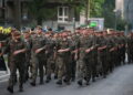 Z Krakowa do Kielc wyruszył 61. Marsz Szlakiem I Kompanii Kadrowej - Radio Kielce 6.08.2026. Kraków. Uczestnicy 61. Marszu Szlakiem Pierwszej Kompanii Kadrowej. W marszu „Kadrówki”, upamiętniającym wymarsz pierwszej Kompanii Kadrowej z Krakowa w 1914 roku, biorą udział członkowie organizacji strzeleckich, żołnierze oraz osoby cywilne / Fot. PAP - Łukasz Gągulski