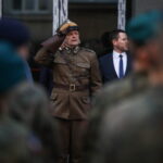 6.08.2026. Kraków. Uczestnicy 61. Marszu Szlakiem Pierwszej Kompanii Kadrowej. W marszu „Kadrówki”, upamiętniającym wymarsz pierwszej Kompanii Kadrowej z Krakowa w 1914 roku, biorą udział członkowie organizacji strzeleckich, żołnierze oraz osoby cywilne / Fot. PAP - Łukasz Gągulski
