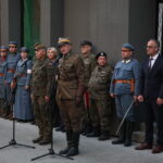 6.08.2026. Kraków. Uczestnicy 61. Marszu Szlakiem Pierwszej Kompanii Kadrowej. W marszu „Kadrówki”, upamiętniającym wymarsz pierwszej Kompanii Kadrowej z Krakowa w 1914 roku, biorą udział członkowie organizacji strzeleckich, żołnierze oraz osoby cywilne / Fot. PAP - Łukasz Gągulski