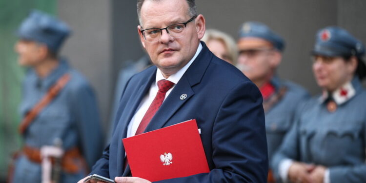 6.08.2026. Kraków. Uczestnicy 61. Marszu Szlakiem Pierwszej Kompanii Kadrowej. W marszu „Kadrówki”, upamiętniającym wymarsz pierwszej Kompanii Kadrowej z Krakowa w 1914 roku, biorą udział członkowie organizacji strzeleckich, żołnierze oraz osoby cywilne / Fot. PAP - Łukasz Gągulski
