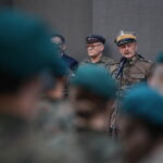 6.08.2026. Kraków. Uczestnicy 61. Marszu Szlakiem Pierwszej Kompanii Kadrowej. W marszu „Kadrówki”, upamiętniającym wymarsz pierwszej Kompanii Kadrowej z Krakowa w 1914 roku, biorą udział członkowie organizacji strzeleckich, żołnierze oraz osoby cywilne / Fot. PAP - Łukasz Gągulski