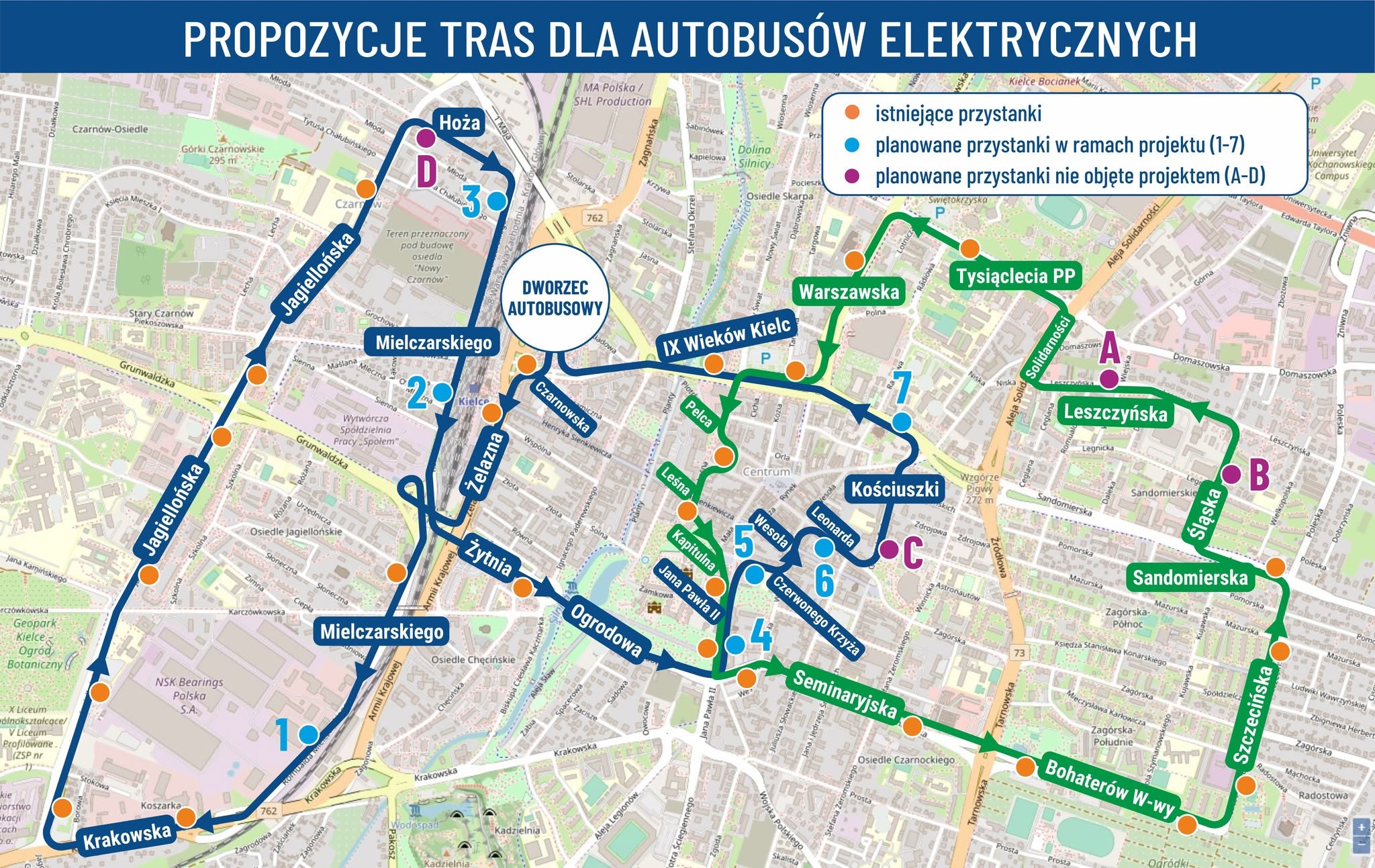 Nowe miejskie autobusy w Kielcach dowiozą pasażerów do centrum