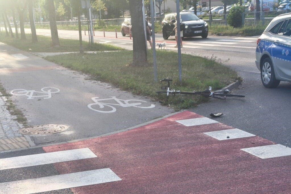 Potrącenie na ścieżce rowerowej - Radio Kielce