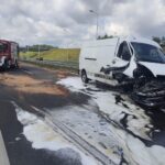 19.08.2026. Łączna. Wypadek / Fot. Starszy kapitan Piotr Gałązka - JRG Skrżysko-Kamienna