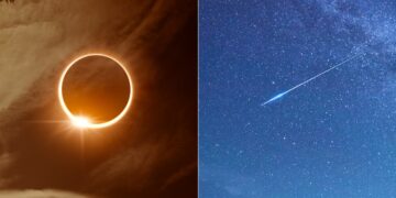 Astronomiczna superśroda - zaćmienie Słońca i noc spadających gwiazd
