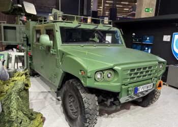 10.09.2026. Kielce. MSPO. „Potwór z Tarnowa”, zdalnie sterowane działko / Fot. Marcin Marszałek - Radio Kielce