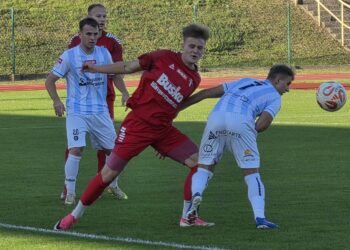 19.09.2026. Busko-Zdrój. Mecz AKS 1947 Busko Zdrój - Moravia Kopalnia Morawica / Fot. Maciej Makuła - Radio Kielce