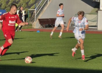 19.09.2026. Busko-Zdrój. Mecz AKS 1947 Busko Zdrój - Moravia Kopalnia Morawica / Fot. Maciej Makuła - Radio Kielce