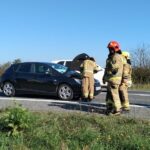 28.09.2026. Łoniów. Wypadek / Fot. PSP Sandomierz