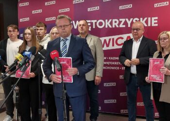 25.09.2026. Kielce. Konferencja Lewicy / Fot. Maria Matys - Radio Kielce