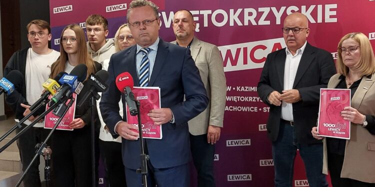 25.09.2026. Kielce. Konferencja Lewicy / Fot. Maria Matys - Radio Kielce