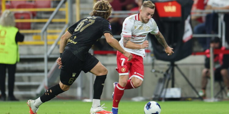 02.09.2026. Łódź. Meczu 1. rundy piłkarskiego Pucharu Polski Widzew Łódź - Korona Kielce.  / Fot. Marian Zubrzycki - PAP