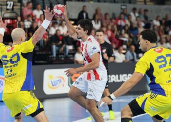 27.09.2026. Mecz 4. kolejki Lotto Superligi: REBUD KPR Ostrovia Ostrów Wielkopolski – Industria Kielce / Fot. PAP/Tomasz Wojtasik
