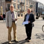 „Solidarność” chce referendum ws. Zielonego Ładu. Zbiórka podpisów wznowiona - Radio Kielce 10.09.2026. Kielce. NSZZ „Solidarność” zbiera podpisy pod obywatelskim wnioskiem w sprawie organizacji referendum dotyczącego Zielonego Ładu / Fot. Dariusz Kuc – Radio Kielce