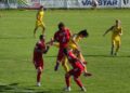 26.09.2026. Mecz 10. kolejki piłkarskiej Betclic 3. Ligi: Naprzód Jędrzejów - AKS 1947 Busko Zdrój / Fot. Maciej Makuła – Radio Kielce