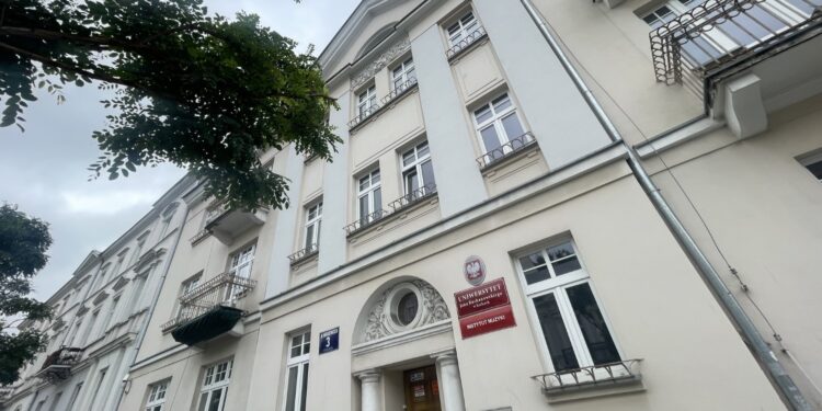 Kielce. Ulica Mickiewicza. UJK - Instytut Muzyki / Fot. Jarosław Kubalski - Radio Kielce