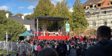 26.09.2026. Święty Krzyż. XXVII Świętokrzyski Rajd Pielgrzymkowy / Fot. Marcin Marszałek - Radio Kielce