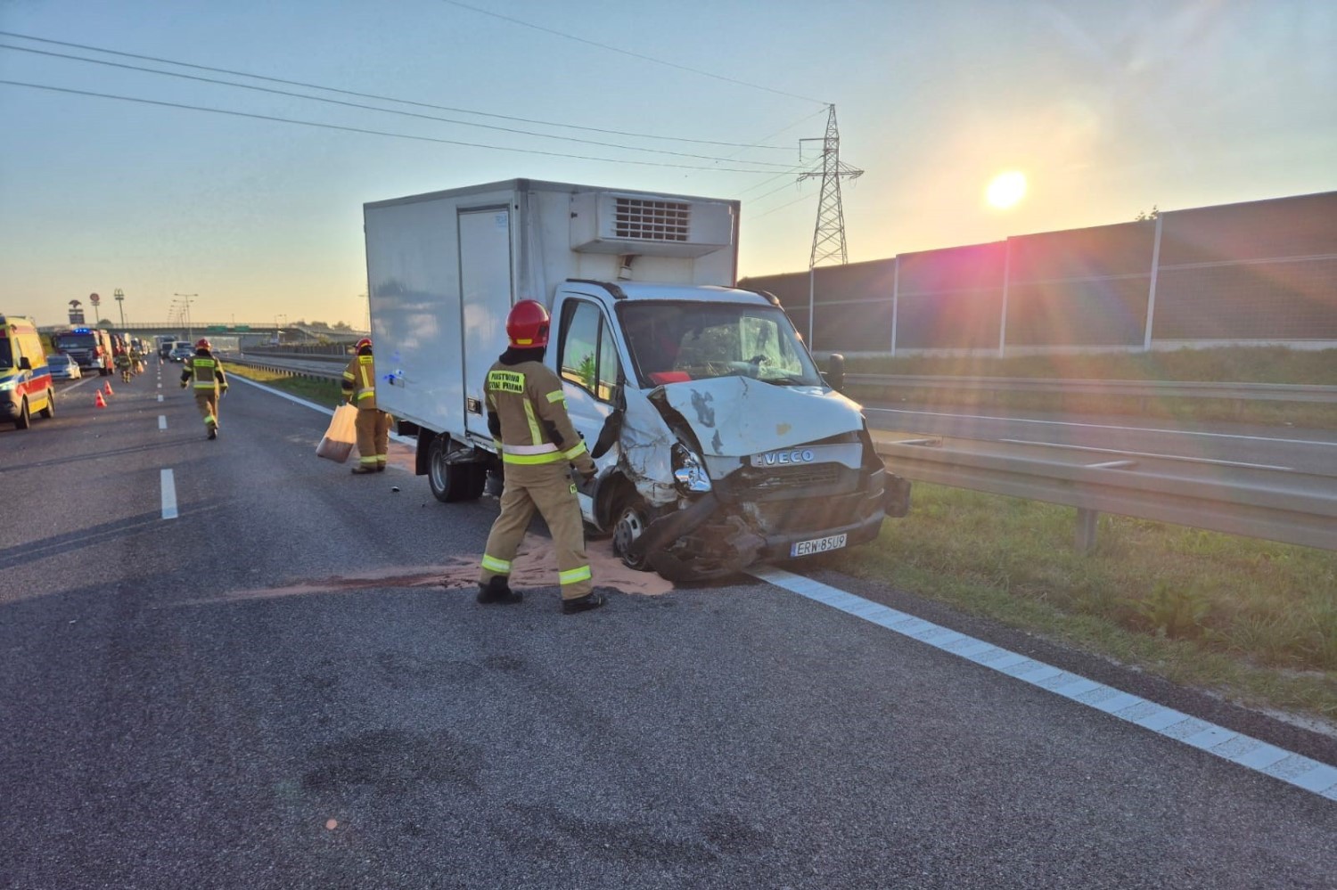Wypadek na trasie S7